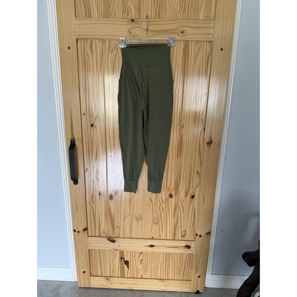 OFFLINE By Aerie Jogger Pants‎ Womens XS Green High Rise Pocket Yoga Gym Ankle